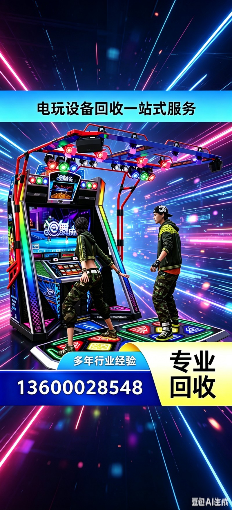 性价比二手 E 舞成名跳舞机 整场设备可选配 尚派电子二手游乐设备 电玩城娱乐游戏机