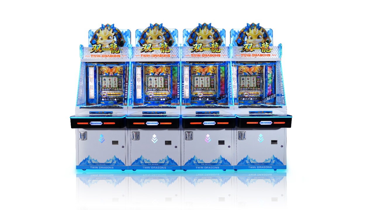 双龙推币游戏机 Twin Dragons商用电玩推币机 电玩城盈利设备